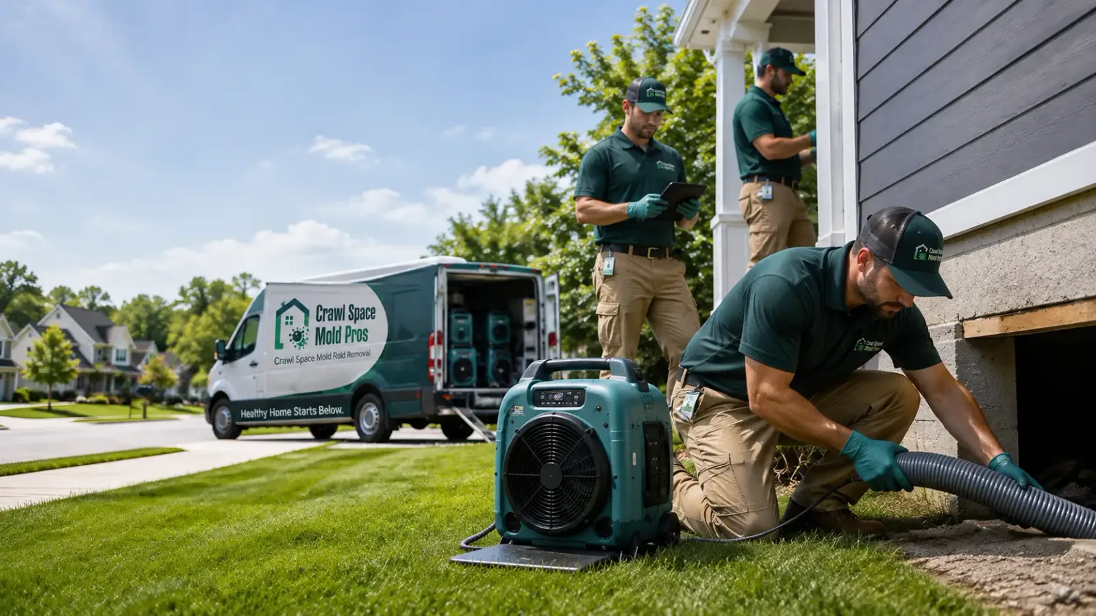Crawl Space Mold Removal in Wheatland, IA